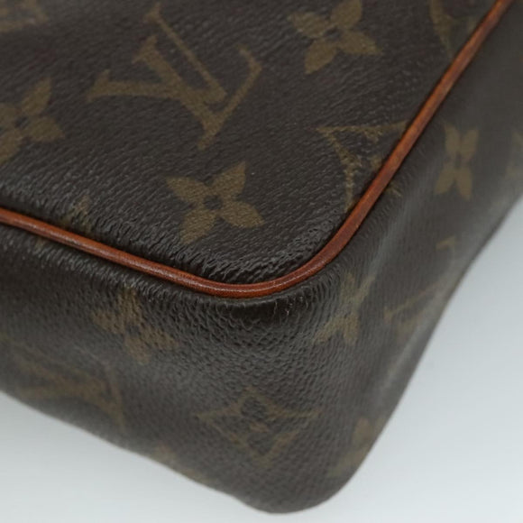 LOUIS VUITTON Monogram Compiegne 23 Clutch Bag M51847 LV Auth bs20963