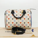 LOUIS VUITTON Monogram game on Speedy Bandouliere 25 Hand Bag 2way Auth bs2097S-12