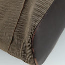 Salvatore Ferragamo Vala Shoulder Bag Canvas Brown Auth bs20980-13