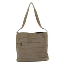 Salvatore Ferragamo Vala Shoulder Bag Canvas Brown Auth bs20980-13