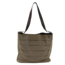 Salvatore Ferragamo Vala Shoulder Bag Canvas Brown Auth bs20980-3