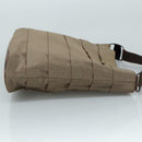 Salvatore Ferragamo Vala Shoulder Bag Canvas Brown Auth bs20980-3