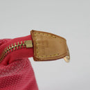 LOUIS VUITTON Antigua Pochette Plat PM Pouch Pink Rose M40068 LV Auth bs20987-13