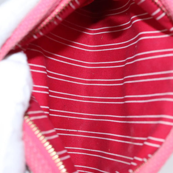 LOUIS VUITTON Antigua Pochette Plat PM Pouch Pink Rose M40068 LV Auth bs20987