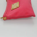LOUIS VUITTON Antigua Pochette Plat PM Pouch Pink Rose M40068 LV Auth bs20987-4