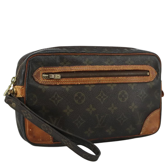 LOUIS VUITTON Monogram Marly Dragonne GM Clutch Bag M51825 LV Auth bs20990
