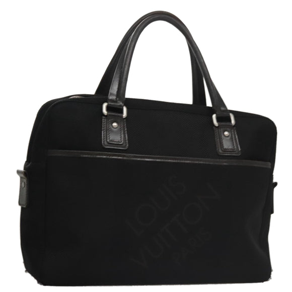 LOUIS VUITTON Damier Geant Yak Business Bag Black Noir M93082 LV Auth bs20995