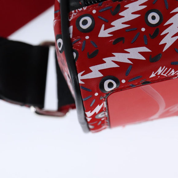 Christian Louboutin Waist bag Nylon Red Auth bs21001