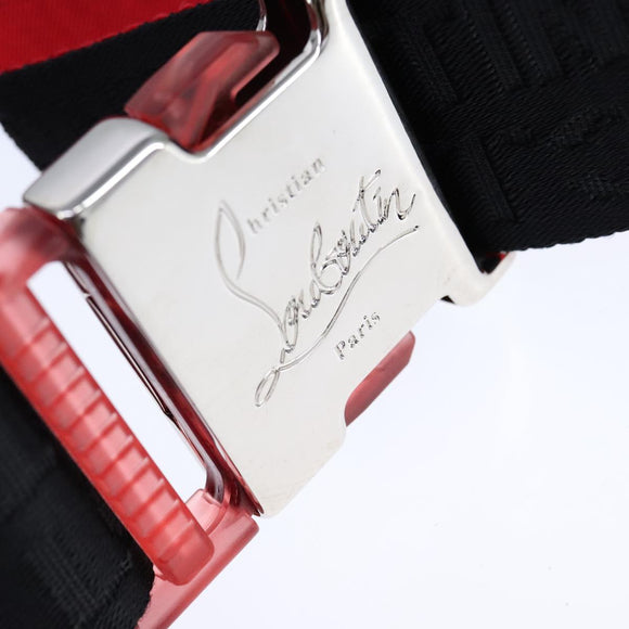 Christian Louboutin Waist bag Nylon Red Auth bs21001