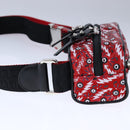 Christian Louboutin Waist bag Nylon Red Auth bs21001-4