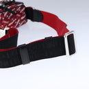 Christian Louboutin Waist bag Nylon Red Auth bs21001-7
