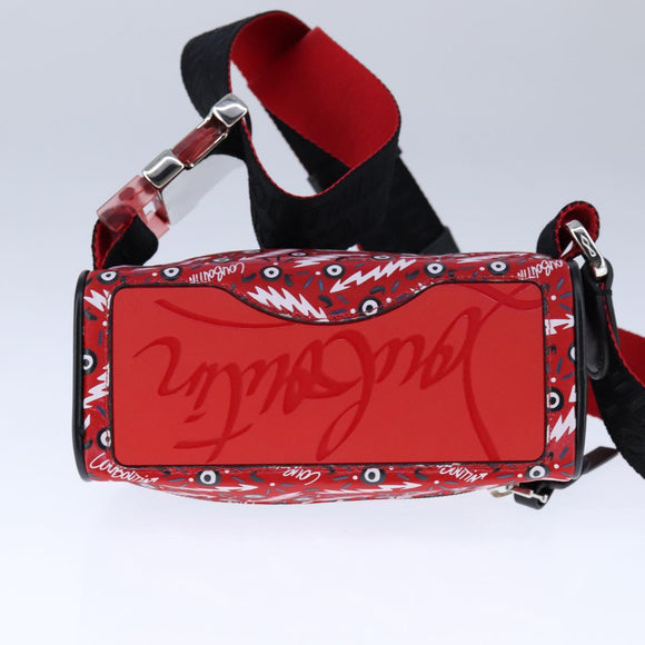 Christian Louboutin Waist bag Nylon Red Auth bs21001