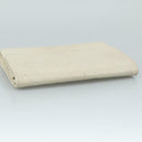 SAINT LAURENT Clutch Bag Leather White Auth bs21008-5