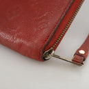 LOUIS VUITTON Monogram Empreinte Zippy Wallet Red M60737 LV Auth bs21012-16