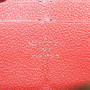 LOUIS VUITTON Monogram Empreinte Zippy Wallet Red M60737 LV Auth bs21012-17