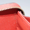 LOUIS VUITTON Monogram Empreinte Zippy Wallet Red M60737 LV Auth bs21012-12