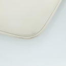 BALENCIAGA Pouch Leather White Silver 551992 Auth bs21014-15