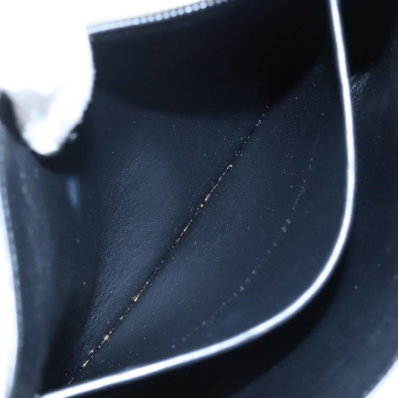 BALENCIAGA Pouch Leather White Silver 551992 Auth bs21014