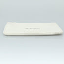 BALENCIAGA Pouch Leather White Silver 551992 Auth bs21014-6