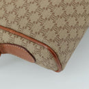 CELINE Macadam Canvas Shoulder Bag Beige Auth bs21025-13