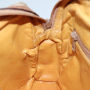 CELINE Macadam Canvas Shoulder Bag Beige Auth bs21025-19