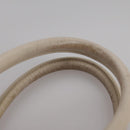 CELINE Hand Bag Leather Beige Gold Auth bs21026-8