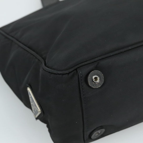 PRADA Hand Bag Nylon Black Auth bs21031
