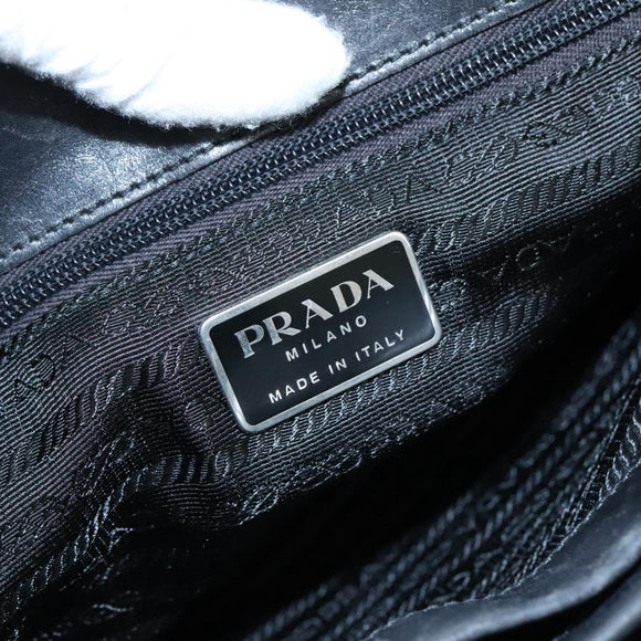 PRADA Hand Bag Nylon Black Auth bs21031