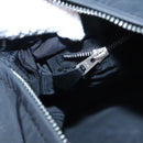 HERMES Acape Luco PM Hand Bag Nylon Black Auth bs21033-19