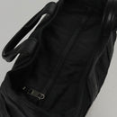 HERMES Acape Luco PM Hand Bag Nylon Black Auth bs21033-6