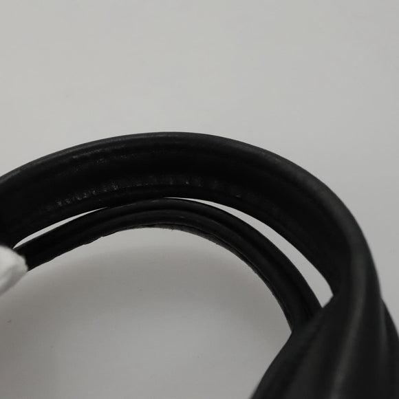 HERMES Acape Luco PM Hand Bag Nylon Black Auth bs21033