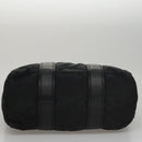 HERMES Acape Luco PM Hand Bag Nylon Black Auth bs21033-5