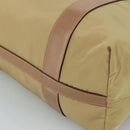 PRADA Hand Bag Nylon Beige Auth bs21036-15