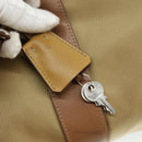 PRADA Hand Bag Nylon Beige Auth bs21036-19