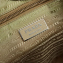 PRADA Hand Bag Nylon Beige Auth bs21036-20