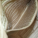 PRADA Hand Bag Nylon Beige Auth bs21036-23