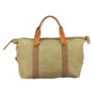 PRADA Hand Bag Nylon Beige Auth bs21036-2