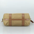 PRADA Hand Bag Nylon Beige Auth bs21036-5