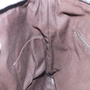 GUCCI GG Canvas Shoulder Bag Beige Silver 145857 Auth bs21051-20