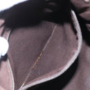 GUCCI GG Canvas Shoulder Bag Beige Silver 145857 Auth bs21051-21