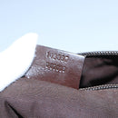 GUCCI GG Canvas Shoulder Bag Beige Silver 145857 Auth bs21051-12