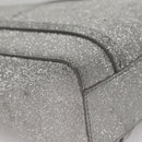BALENCIAGA Everyday XXS Hand Bag Leather 2way Silver Auth bs21056-14
