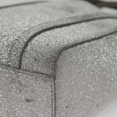 BALENCIAGA Everyday XXS Hand Bag Leather 2way Silver Auth bs21056-15