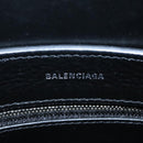 BALENCIAGA Everyday XXS Hand Bag Leather 2way Silver Auth bs21056-18