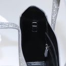 BALENCIAGA Everyday XXS Hand Bag Leather 2way Silver Auth bs21056-20