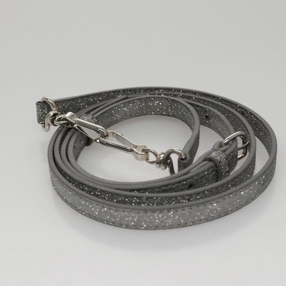 BALENCIAGA Everyday XXS Hand Bag Leather 2way Silver Auth bs21056