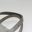 BALENCIAGA Everyday XXS Hand Bag Leather 2way Silver Auth bs21056-8