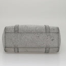 BALENCIAGA Everyday XXS Hand Bag Leather 2way Silver Auth bs21056-5
