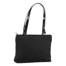 BALLY Tote Bag Nylon Black Auth bs21059-1