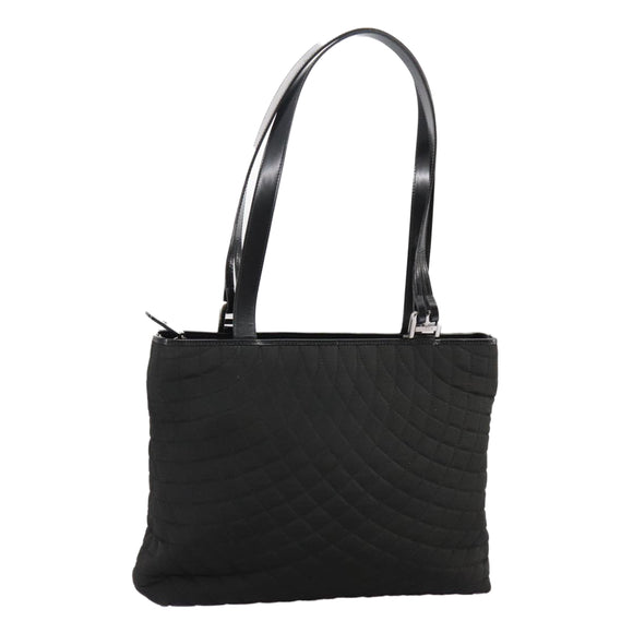 BALLY Tote Bag Nylon Black Auth bs21059